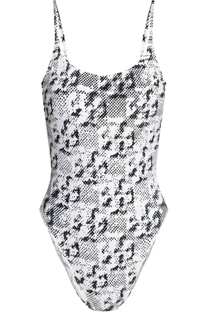 Tory Burch Badeanzug mit Animal-Print
