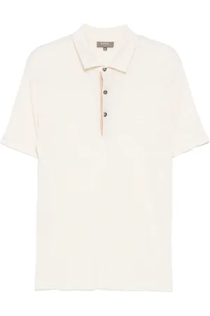 N.PEAL Geripptes Poloshirt
