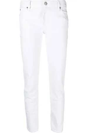 Dsquared2 White Bull Skinny-Jeans