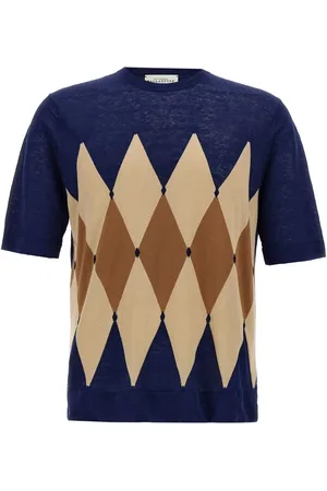 BALLANTYNE T-Shirt aus Argyle-Jacquard