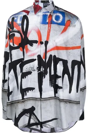 Vetements Hemd mit Graffiti-Print
