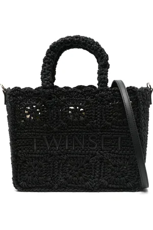 Twin-Set Gehäkelte Bohémienne Tote Bag