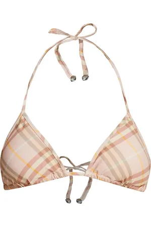 Burberry Kariertes Bikinioberteil