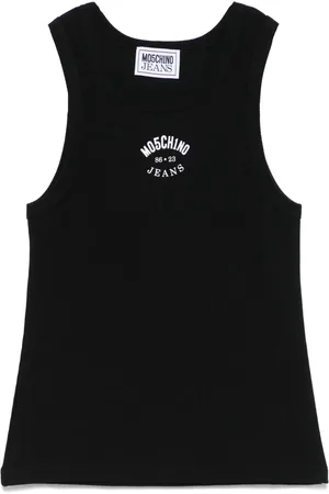 Moschino Tanktop mit Logo-Print