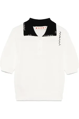 Marni Poloshirt mit Kontrastkragen