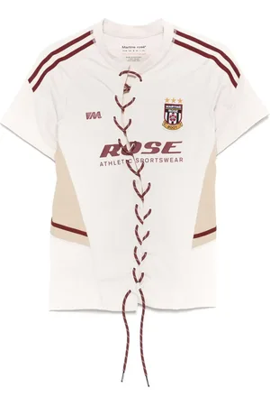 MARTINE ROSE T-Shirt mit Schnürung