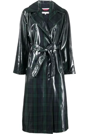 Tommy Hilfiger Trenchcoat mit Schottenkaro