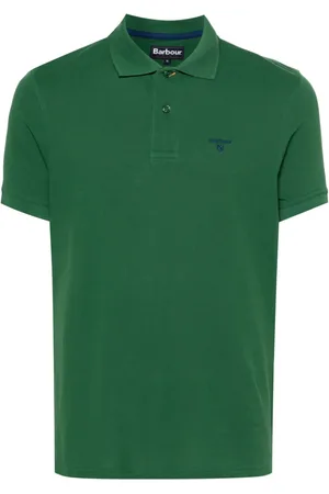 Barbour Poloshirt mit Logo-Stickerei