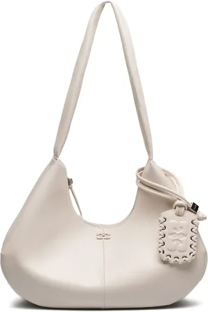 Ganni Mittelgroße Tasche mit Logo-Prägung