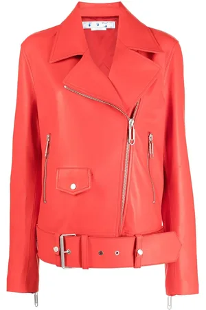 OFF-WHITE Klassische Bikerjacke