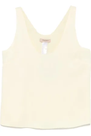 Twin-Set Top mit U-Ausschnitt