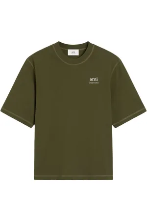 Ami T-Shirt mit Logo-Stickerei