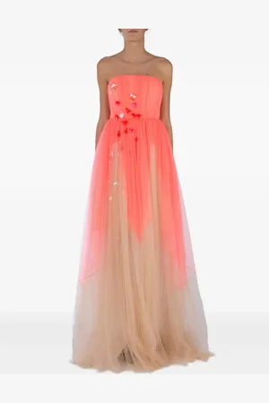 DELPOZO Abendkleid mit Pailletten