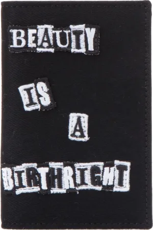 VALENTINO GARAVANI Portemonnaie mit Slogan-Patches