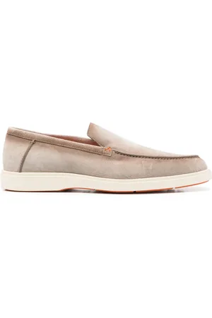 santoni Loafer aus Wildleder