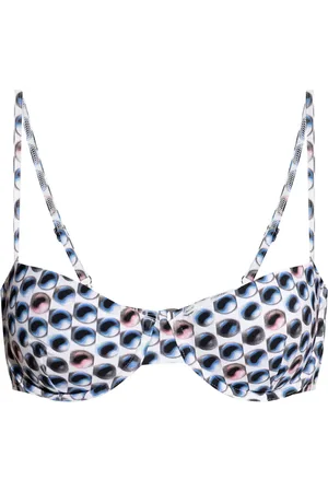 Tory Burch Bikinioberteil mit Augen-Print