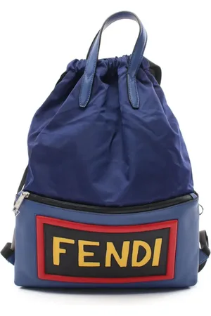 Fendi 2010 Rucksack mit Logo-Applikation