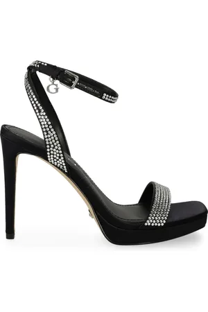 Guess Satin-Sandalen mit Strass 115mm