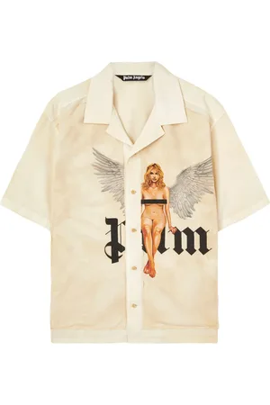 Palm Angels Crystal Pin Up Hemd