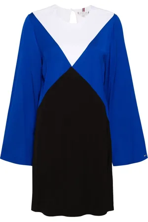Tommy Hilfiger Midikleid in Colour-Block-Optik