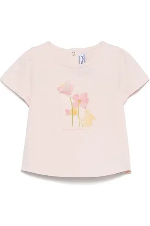Tartine Et Chocolat T-Shirt mit Illustrationsblumen