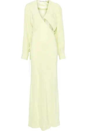 CHRISTOPHER ESBER Seiden-Maxikleid mit überkreuzten Trägern