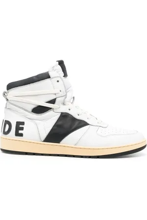 Rhude High-Top-Sneakers in Colour-Block-Optik