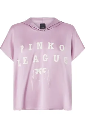 Pinko Oberteil mit Logo-Print
