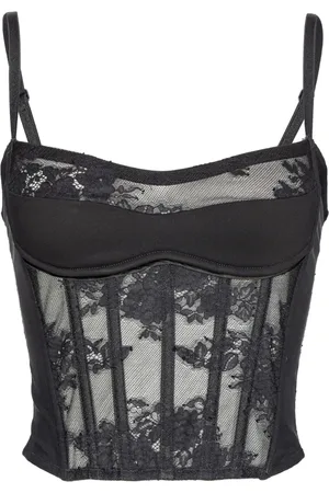 Pinko Bustier-Top aus Spitze