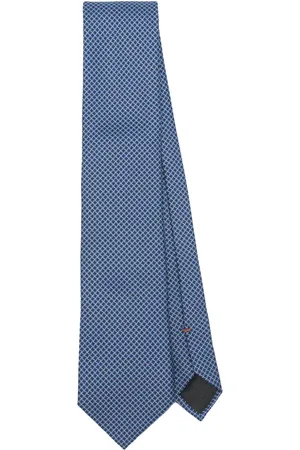 Ermenegildo Zegna Krawatte mit grafischem Print