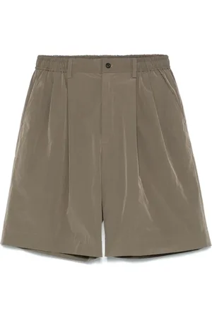 stein Shorts mit Faltendetail