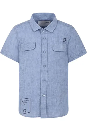 Trussardi Hemd mit Logo-Stickerei