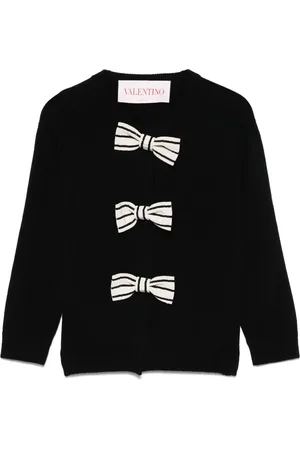 VALENTINO GARAVANI Cardigan mit aufgestickter Schleife