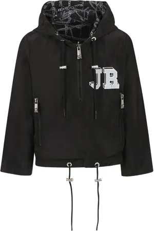 John Richmond Jacke mit Logo-Print