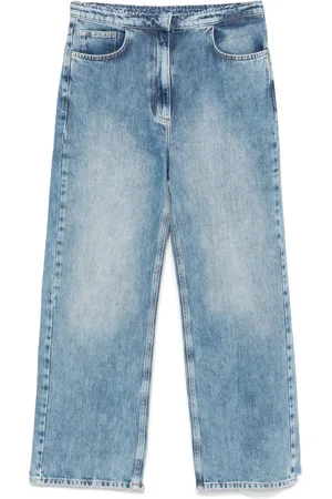 Patrizia Pepe Jeans mit ausgefranstem Bund