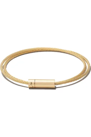 Le Gramme Doppeltes 18kt Le Câble Gelbgoldarmband