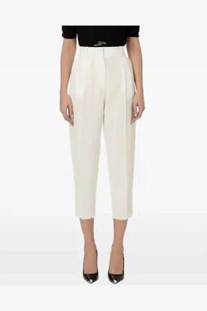 Elisabetta Franchi Hose mit Logo-Schild