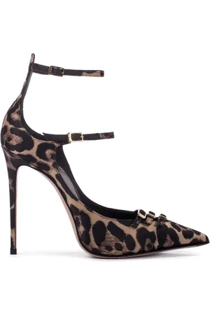 LE SILLA Morgana Pumps mit Leoparden-Print 120mm