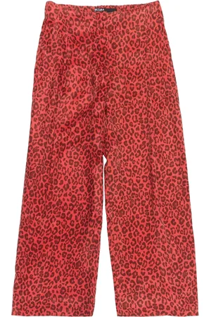 Bimba y Lola Fließende Hose mit Animal-Print
