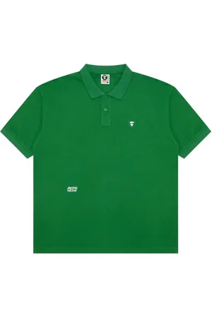 A Bathing Ape Poloshirt mit Logo-Stickerei