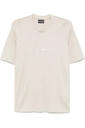 Emporio Armani T-Shirt mit Logo-Stickerei