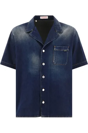 VALENTINO GARAVANI Bowlinghemd im Jeans-Look