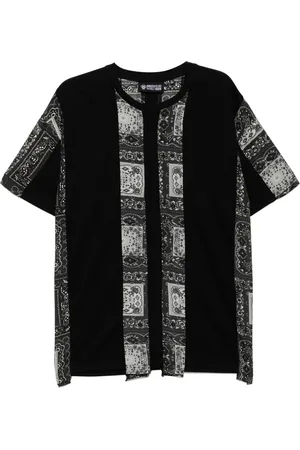 MOSTLY HEARD RARELY SEEN T-Shirt mit gespleißtem Paisley