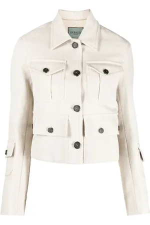 Durazzi Milano Cropped-Jacke mit Taschen