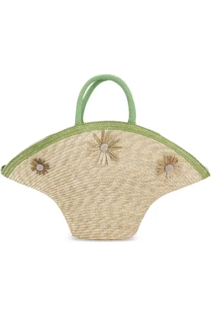 La Milanesa Tote Bag aus Raffiabast