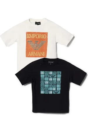 Emporio Armani Set aus zwei T-Shirts mit Logo-Print