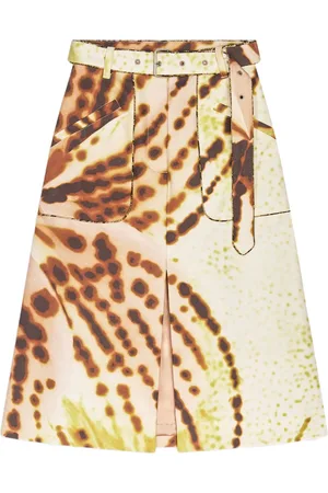 DRIES VAN NOTEN Midirock mit Print