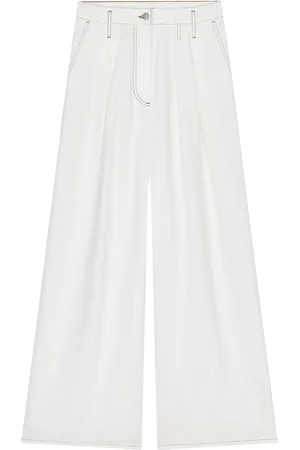 DRIES VAN NOTEN Plissierte Palazzohose
