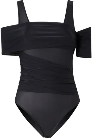 Pinko Schulterfreier Jersey-Body