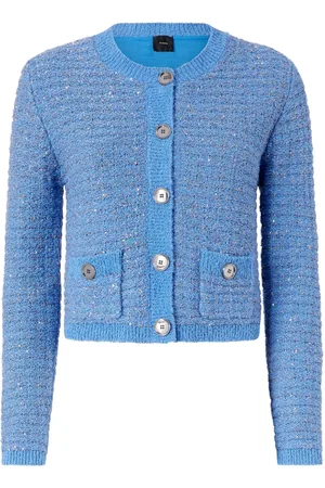 Pinko Cropped-Jacke aus Tweed